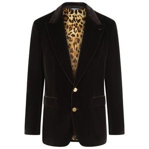 Dolce & Gabbana Brown Polyester Blazer - NWT